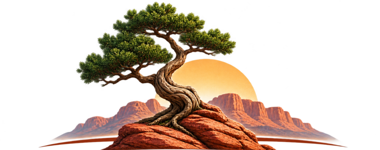 St. George red-rock and juniper